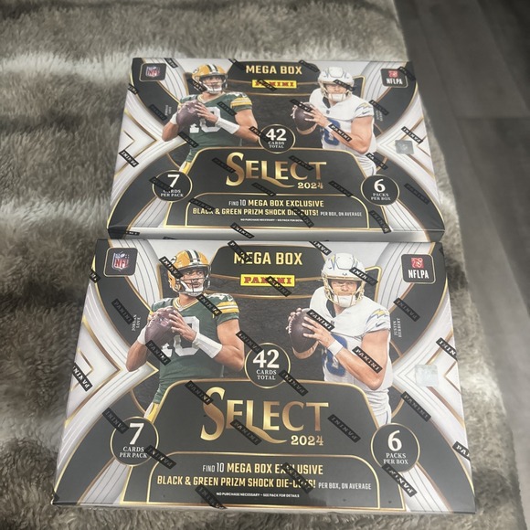 Other - 2024 Panini Select NFL Football Hobby Mega Box (Lot of 2)